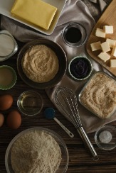 baking tools and ingredients